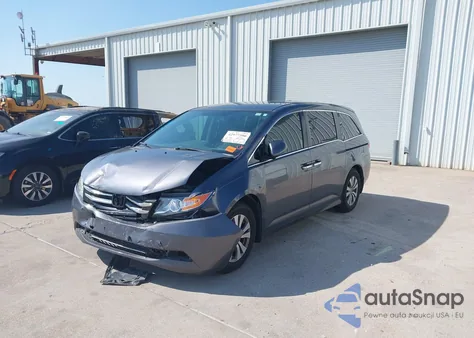 2014 Honda Odyssey Ex z USA, uszkodzony, nr VIN 5FNRL5H45EB139214